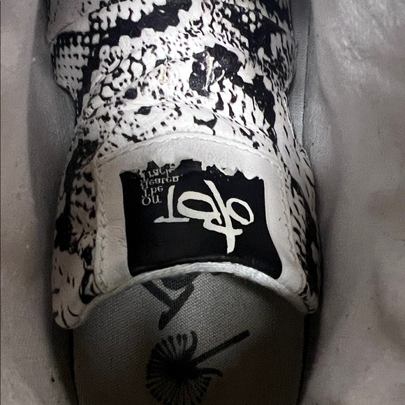 OTBT Black and White High-Top Sneakers - Picture 8 of 13